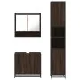 Set de muebles baño 3 pzas madera contrachapada roble marrón von , Badezimmermöbel - Ref: Foro24-3301099, Preis: 252,14 €, Ra...