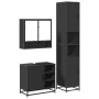 Juego de muebles de baño 3 pzas madera contrachapada negro de , Muebles de baño - Ref: Foro24-3301115, Precio: 300,58 €, Desc...
