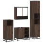 Set de muebles baño 4 pzas madera contrachapada roble marrón von , Badezimmermöbel - Ref: Foro24-3301239, Preis: 345,25 €, Ra...