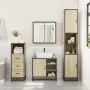 Set de muebles de baño 3 pzas madera contrachapada roble Sonoma von , Badezimmermöbel - Ref: Foro24-3301086, Preis: 290,25 €,...