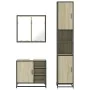 Set de muebles de baño 3 pzas madera contrachapada roble Sonoma von , Badezimmermöbel - Ref: Foro24-3301086, Preis: 290,25 €,...