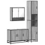 Set de muebles de baño 3 pzas madera contrachapada gris sonoma de , Muebles de baño - Ref: Foro24-3301103, Precio: 304,16 €, ...