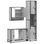 Set de muebles de baño 3 pzas madera contrachapada gris sonoma de , Muebles de baño - Ref: Foro24-3301103, Precio: 304,16 €, ...