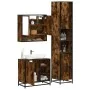 Set de muebles baño 3 pzas madera contrachapada roble ahumado von , Badezimmermöbel - Ref: Foro24-3301117, Preis: 286,26 €, R...