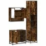 Set de muebles baño 3 pzas madera contrachapada roble ahumado von , Badezimmermöbel - Ref: Foro24-3301117, Preis: 286,26 €, R...