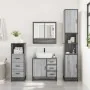 Set de muebles de baño 3 pzas madera contrachapada gris sonoma de , Muebles de baño - Ref: Foro24-3301108, Precio: 315,99 €, ...