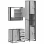 Set de muebles de baño 3 pzas madera contrachapada gris sonoma de , Muebles de baño - Ref: Foro24-3301108, Precio: 315,99 €, ...