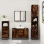 Set de muebles baño 3 pzas madera contrachapada roble ahumado by , Bathroom furniture - Ref: Foro24-3301012, Price: 241,67 €,...