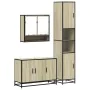 Set de muebles de baño 3 pzas madera contrachapada roble Sonoma von , Badezimmermöbel - Ref: Foro24-3301101, Preis: 295,19 €,...