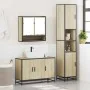 Set de muebles de baño 3 pzas madera contrachapada roble Sonoma von , Badezimmermöbel - Ref: Foro24-3301101, Preis: 295,19 €,...