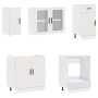 Mueble de cocina Kalmar blanco 8 piezas madera contrachapada by , Kitchen cabinets - Ref: Foro24-3314811, Price: 644,66 €, Di...
