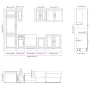 Mueble de cocina Kalmar blanco 8 piezas madera contrachapada by , Kitchen cabinets - Ref: Foro24-3314811, Price: 644,66 €, Di...