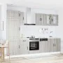Mueble cocina Kalmar sonoma gris 8 pzas madera contrachapada de , Armarios de cocina - Ref: Foro24-3314797, Precio: 653,76 €,...