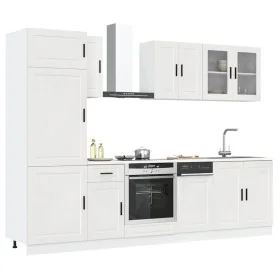 Mueble cocina Kalmar blanco de alto brillo 8 pzas von , Küchenschränke - Ref: Foro24-3314813, Preis: 685,34 €, Rabatt: %