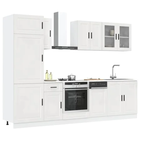 Mueble cocina Kalmar blanco de alto brillo 8 pzas von , Küchenschränke - Ref: Foro24-3314813, Preis: 685,34 €, Rabatt: %