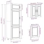 Mueble cocina Kalmar blanco de alto brillo 8 pzas von , Küchenschränke - Ref: Foro24-3314813, Preis: 685,34 €, Rabatt: %
