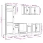 Mueble cocina Kalmar blanco de alto brillo 8 pzas von , Küchenschränke - Ref: Foro24-3314813, Preis: 685,34 €, Rabatt: %
