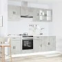 Mueble cocina Kalmar gris hormigón 8 pzas madera contrachapada by , Kitchen cabinets - Ref: Foro24-3314845, Price: 543,28 €, ...