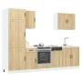 Mueble cocina Kalmar roble sonoma 7 pzas madera contrachapada von , Küchenschränke - Ref: Foro24-3314774, Preis: 564,21 €, Ra...