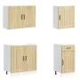 Mueble cocina Kalmar roble sonoma 7 pzas madera contrachapada von , Küchenschränke - Ref: Foro24-3314774, Preis: 564,21 €, Ra...