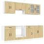 Mueble cocina Kalmar roble sonoma 8 pzas madera contrachapada von , Küchenschränke - Ref: Foro24-3314824, Preis: 508,08 €, Ra...