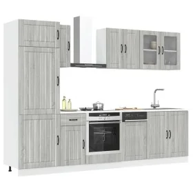Mueble cocina Kalmar sonoma gris 8 pzas madera contrachapada von , Küchenschränke - Ref: Foro24-3314807, Preis: 622,34 €, Rab...