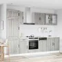 Mueble cocina Kalmar sonoma gris 8 pzas madera contrachapada von , Küchenschränke - Ref: Foro24-3314807, Preis: 622,34 €, Rab...