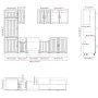 Mueble cocina Kalmar sonoma gris 8 pzas madera contrachapada von , Küchenschränke - Ref: Foro24-3314807, Preis: 622,34 €, Rab...