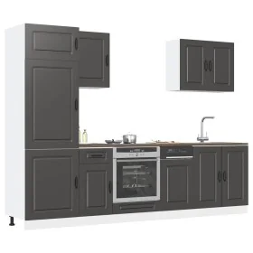 Mueble de cocina Kalmar negra 7 piezas madera contrachapada von , Küchenschränke - Ref: Foro24-3314762, Preis: 578,49 €, Raba...