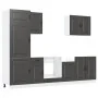 Mueble de cocina Kalmar negra 7 piezas madera contrachapada von , Küchenschränke - Ref: Foro24-3314762, Preis: 578,49 €, Raba...