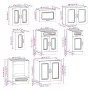 Mueble cocina Kalmar roble ahumado 8 pzas madera contrachapada von , Küchenschränke - Ref: Foro24-3314826, Preis: 541,96 €, R...