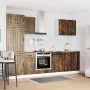 Mueble cocina Kalmar roble ahumado 7 pzas madera contrachapada de , Armarios de cocina - Ref: Foro24-3314776, Precio: 572,12 ...