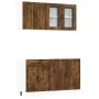Mueble cocina Kalmar roble ahumado 4 pzas madera contrachapada de , Armarios de cocina - Ref: Foro24-3314866, Precio: 295,95 ...