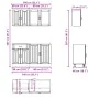 Mueble cocina Kalmar roble ahumado 4 pzas madera contrachapada de , Armarios de cocina - Ref: Foro24-3314866, Precio: 295,95 ...