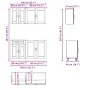 Mueble de cocina Kalmar negra 4 piezas madera contrachapada von , Küchenschränke - Ref: Foro24-3314872, Preis: 306,69 €, Raba...