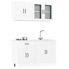 Mueble de cocina Kalmar blanco 4 piezas madera contrachapada von , Küchenschränke - Ref: Foro24-3314851, Preis: 276,44 €, Rab...