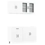Mueble de cocina Kalmar blanco 4 piezas madera contrachapada de , Armarios de cocina - Ref: Foro24-3314851, Precio: 276,44 €,...