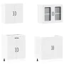 Mueble de cocina Kalmar blanco 4 piezas madera contrachapada de , Armarios de cocina - Ref: Foro24-3314851, Precio: 276,44 €,...