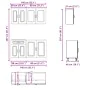 Mueble cocina Kalmar roble marrón 4 pzas madera contrachapada von , Küchenschränke - Ref: Foro24-3314858, Preis: 295,83 €, Ra...