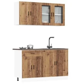 Mueble cocina Kalmar madera vieja 4 pzas madera contrachapada de , Armarios de cocina - Ref: Foro24-3314879, Precio: 304,70 €...