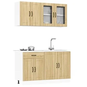 Mueble cocina Kalmar roble sonoma 4 pzas madera contrachapada von , Küchenschränke - Ref: Foro24-3314864, Preis: 286,38 €, Ra...