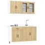 Mueble cocina Kalmar roble sonoma 4 pzas madera contrachapada von , Küchenschränke - Ref: Foro24-3314864, Preis: 286,38 €, Ra...