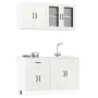 Mueble cocina Kalmar blanco de alto brillo 4 pzas von , Küchenschränke - Ref: Foro24-3314853, Preis: 322,27 €, Rabatt: %