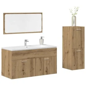Juego de muebles baño 3 piezas madera ingeniería roble artisan von , Badezimmermöbel - Ref: Foro24-3328594, Preis: 127,61 €, ...