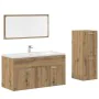 Juego de muebles baño 3 piezas madera ingeniería roble artisan von , Badezimmermöbel - Ref: Foro24-3328594, Preis: 127,57 €, ...