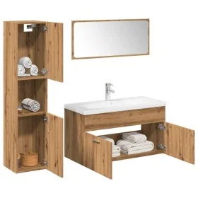 Juego de muebles baño 5 piezas madera ingeniería roble artisan von , Badezimmermöbel - Ref: Foro24-3328604, Preis: 389,74 €, ...