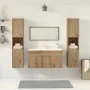 Juego de muebles baño 4 piezas madera ingeniería roble artisan von , Badezimmermöbel - Ref: Foro24-3328596, Preis: 227,82 €, ...