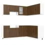 Mueble cocina Porto roble marrón 11 pzas madera contrachapada von , Küchenschränke - Ref: Foro24-3314968, Preis: 667,02 €, Ra...