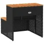 Escalón bañera hidromasaje negro 50x50x50,5 cm ratán sintético de , Accesorios para piscinas y spa - Ref: Foro24-4103940, Pre...