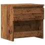 Mesita de noche madera contrachapada madera antigua 40x30x39 cm by , Nightstands - Ref: Foro24-856406, Price: 40,21 €, Discou...